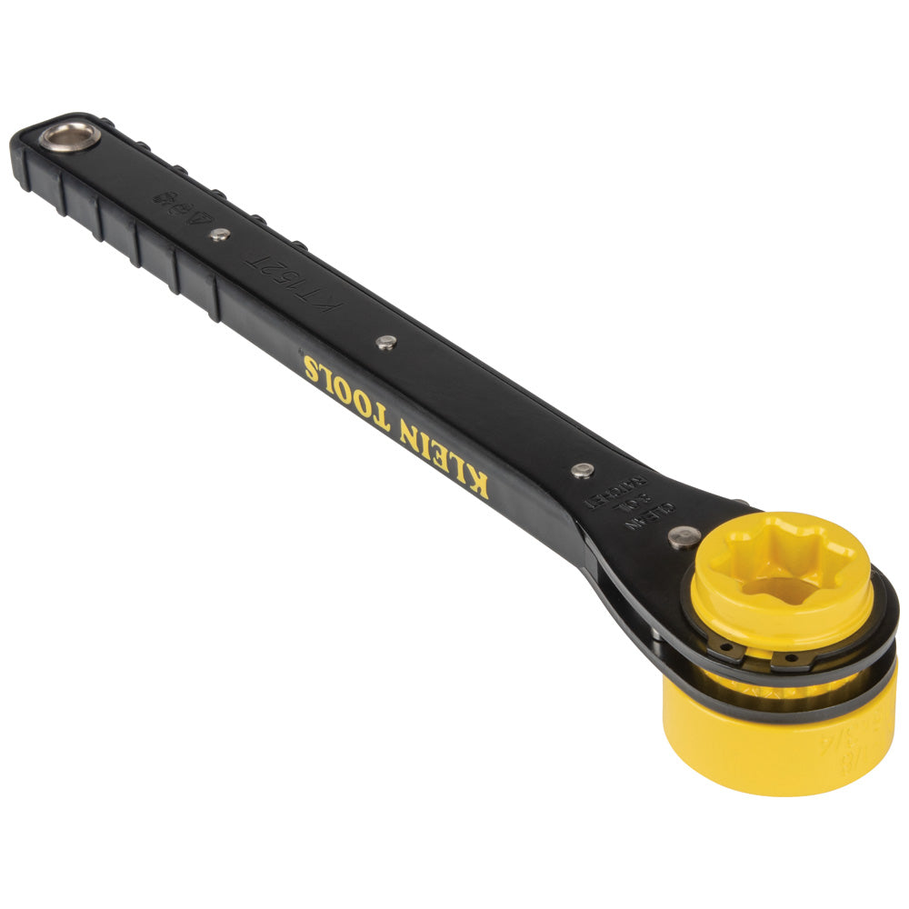 Klein 4-in-1 Lineman's Slim Ratcheting Wrench