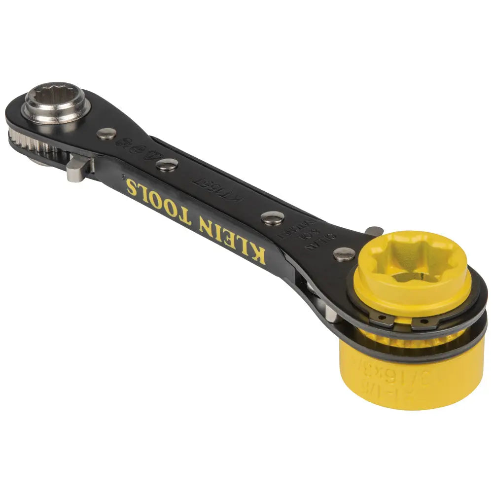 Klein 6-in-1 Lineman's Ratcheting Wrench Klein Tools
