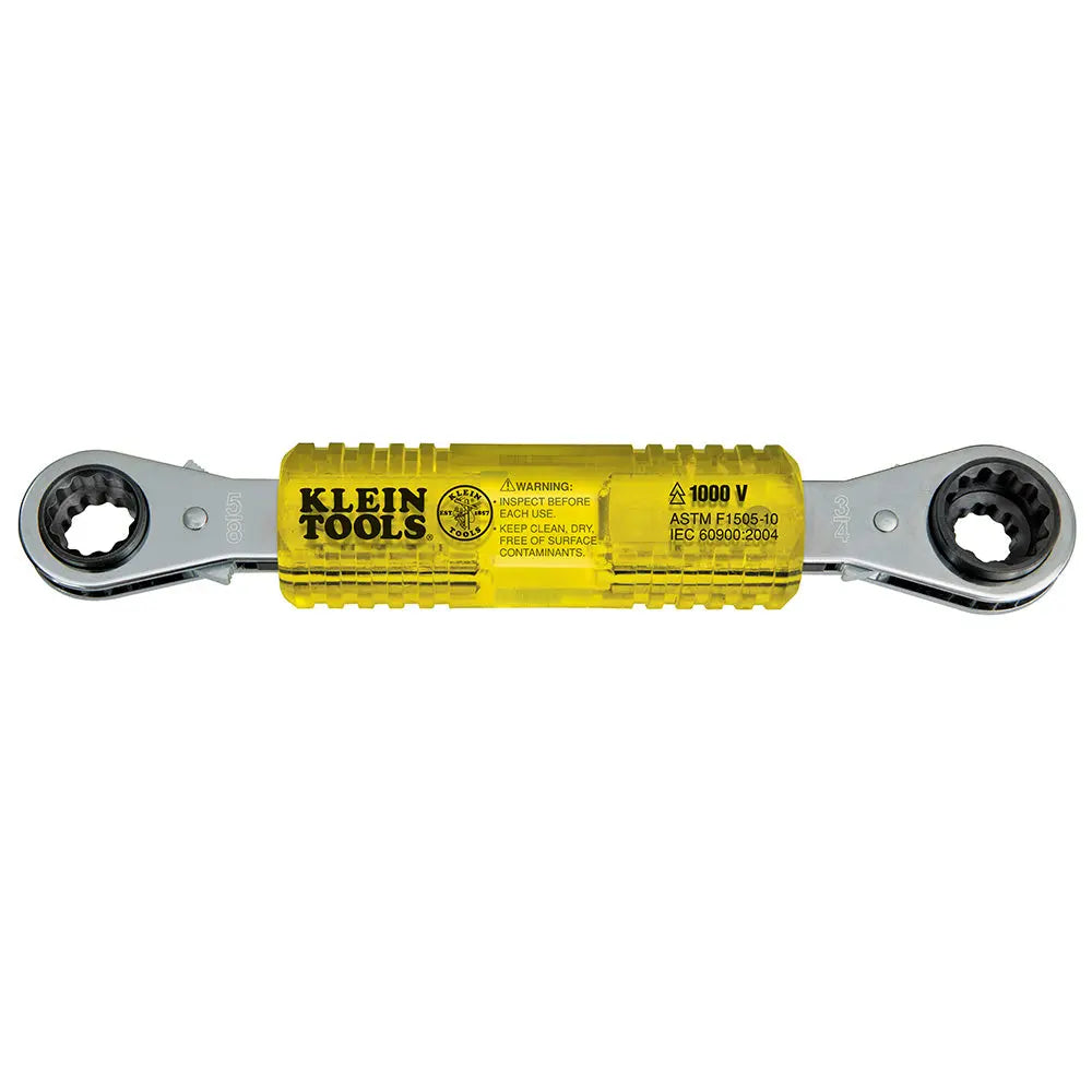 Klein Lineman's Insulating 4-in-1 Box Wrench Klein Tools