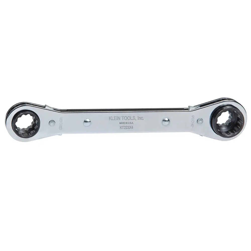 Klein Lineman's Ratcheting 4-in-1 Box Wrench Klein Tools