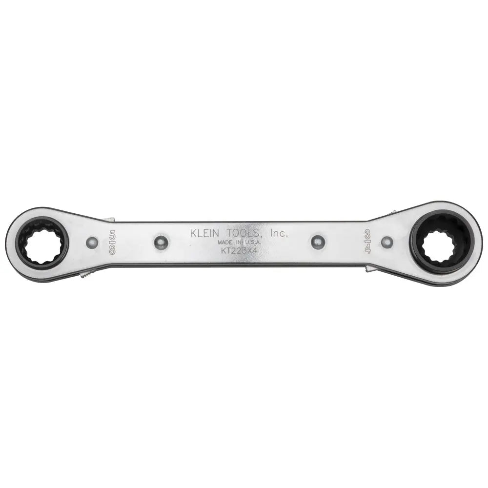 Klein Lineman's Ratcheting 4-in-1 Box Wrench Klein Tools