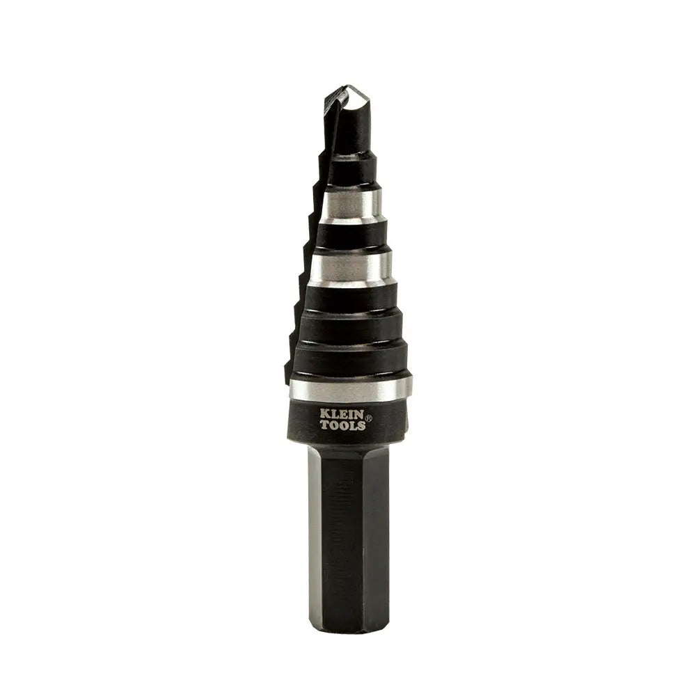 Klein 9-Step Drill Bit, Double-Fluted, 1/4-Inch to 3/4-Inch Klein Tools