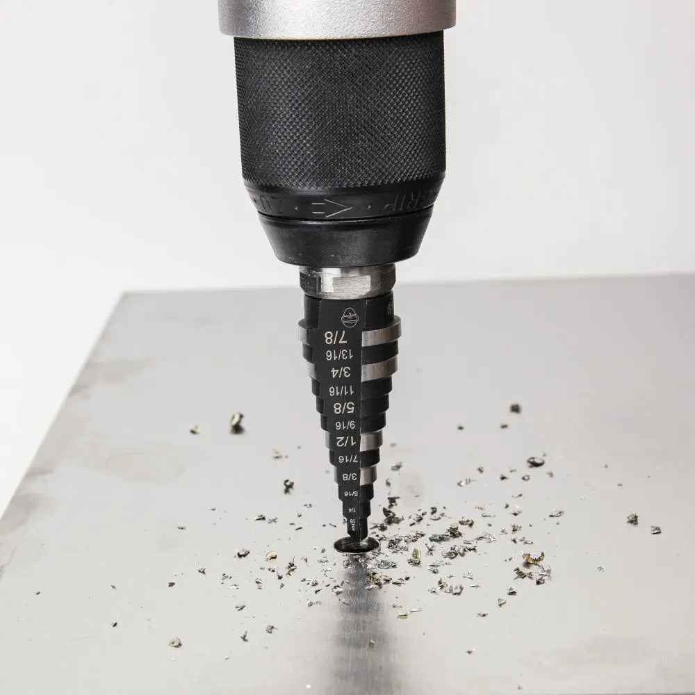 Klein 12-Step Drill Bit, Double-Fluted, 3/16-Inch to 7/8-Inch Klein Tools