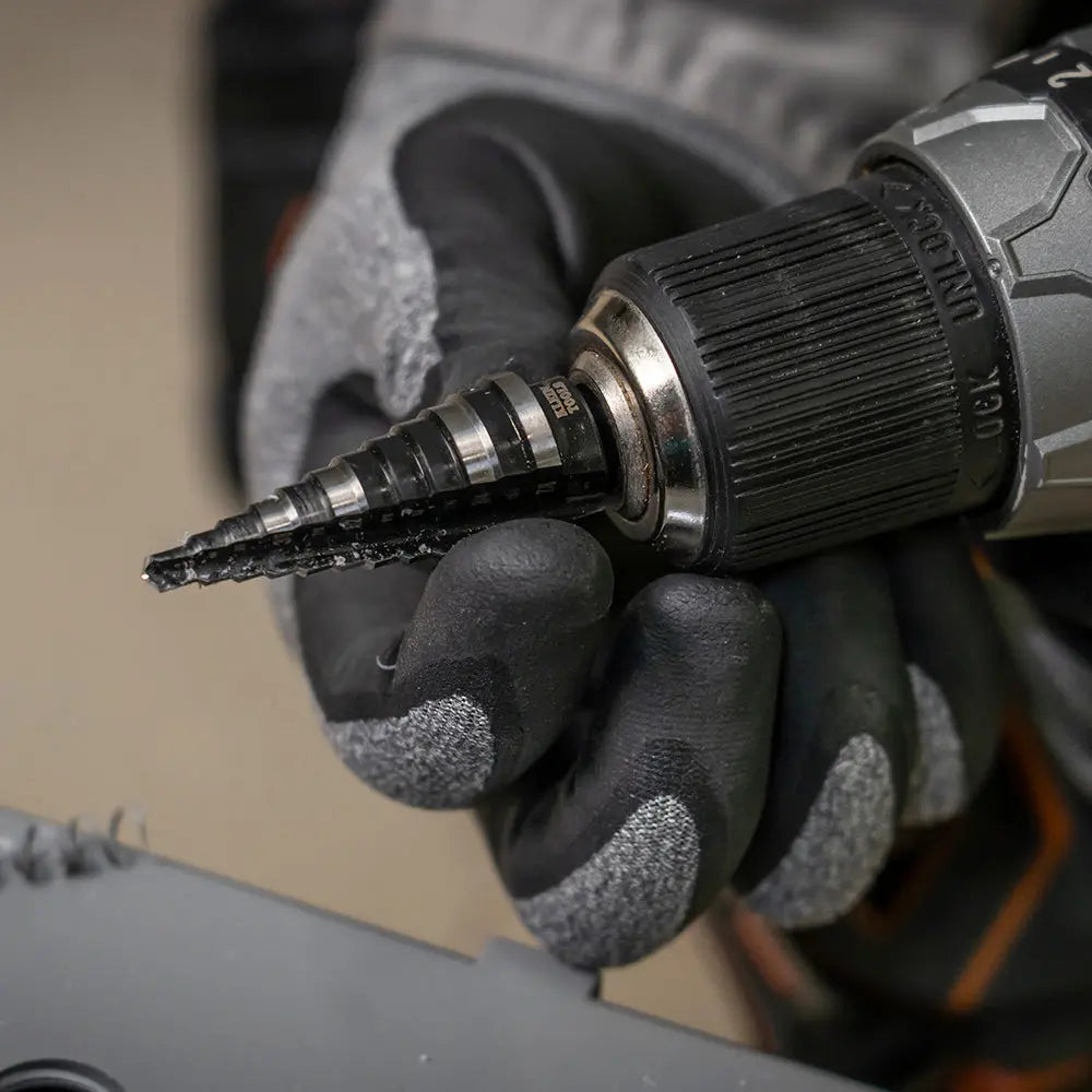 Klein 12-Step Drill Bit, Double-Fluted, 3/16-Inch to 7/8-Inch Klein Tools