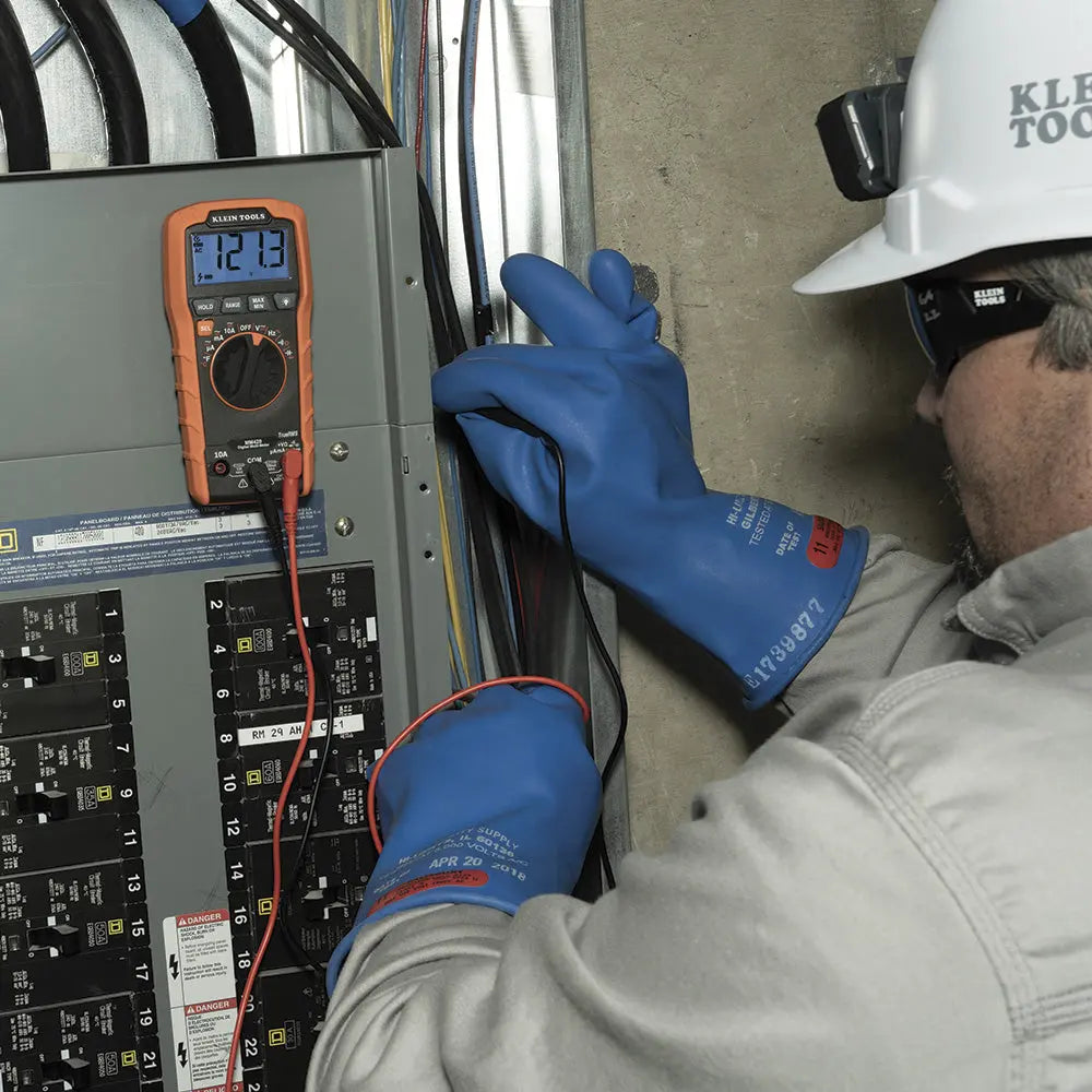 Klein Digital Multimeter, TRMS Auto-Ranging, 600V, Temp Klein Tools