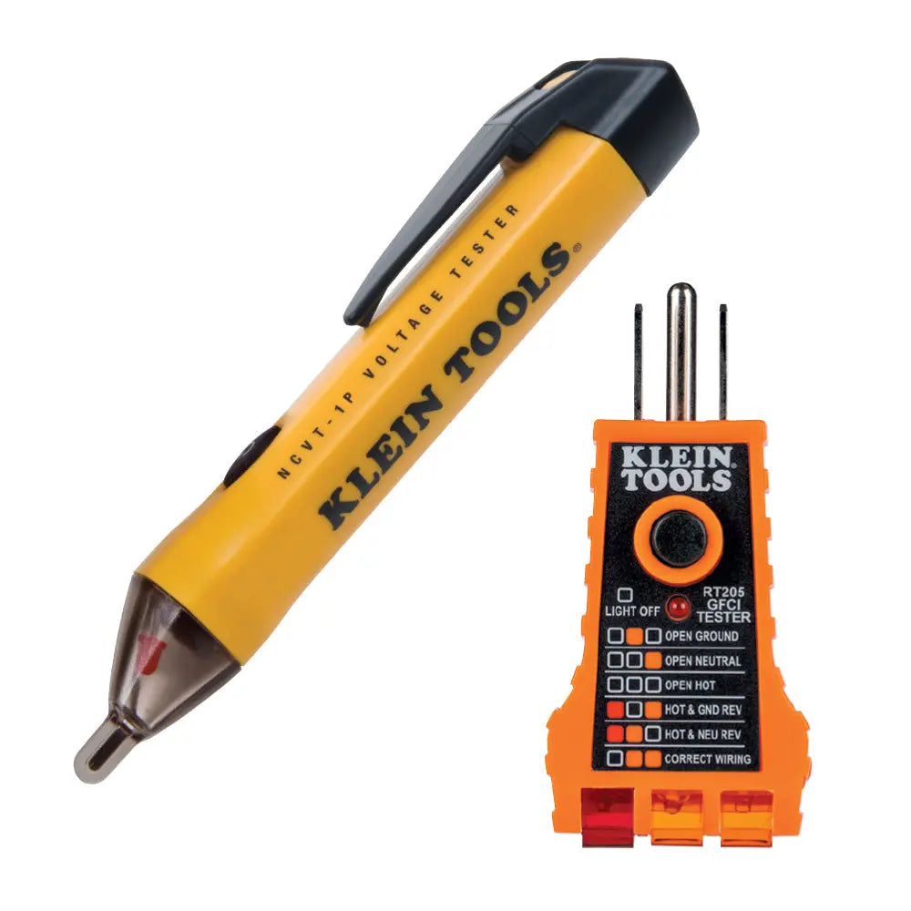 Klein Non-Contact Voltage and GFCI Receptacle Test Kit Klein Tools