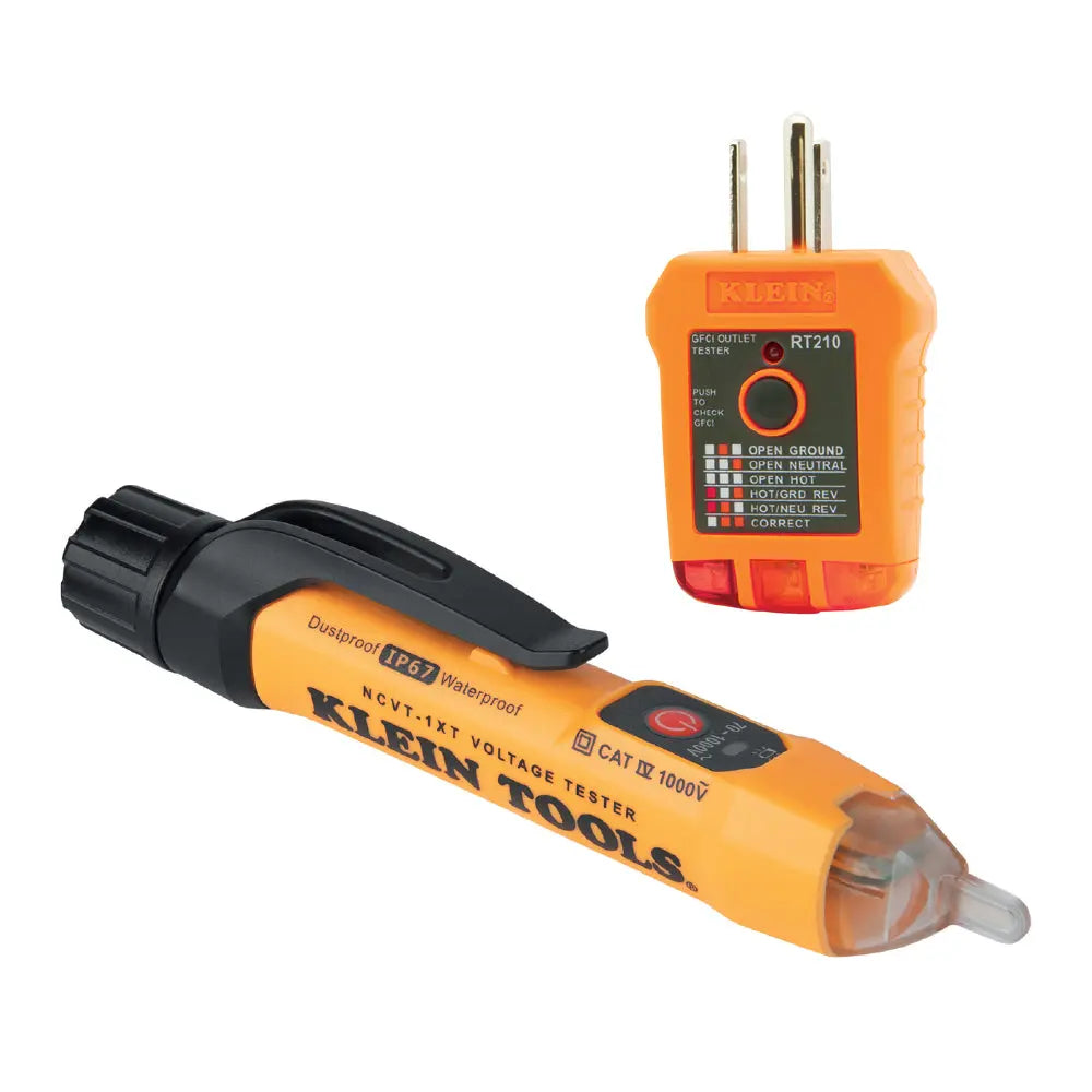 Klein Non-Contact Voltage and GFCI Receptacle Premium Test Kit Klein Tools