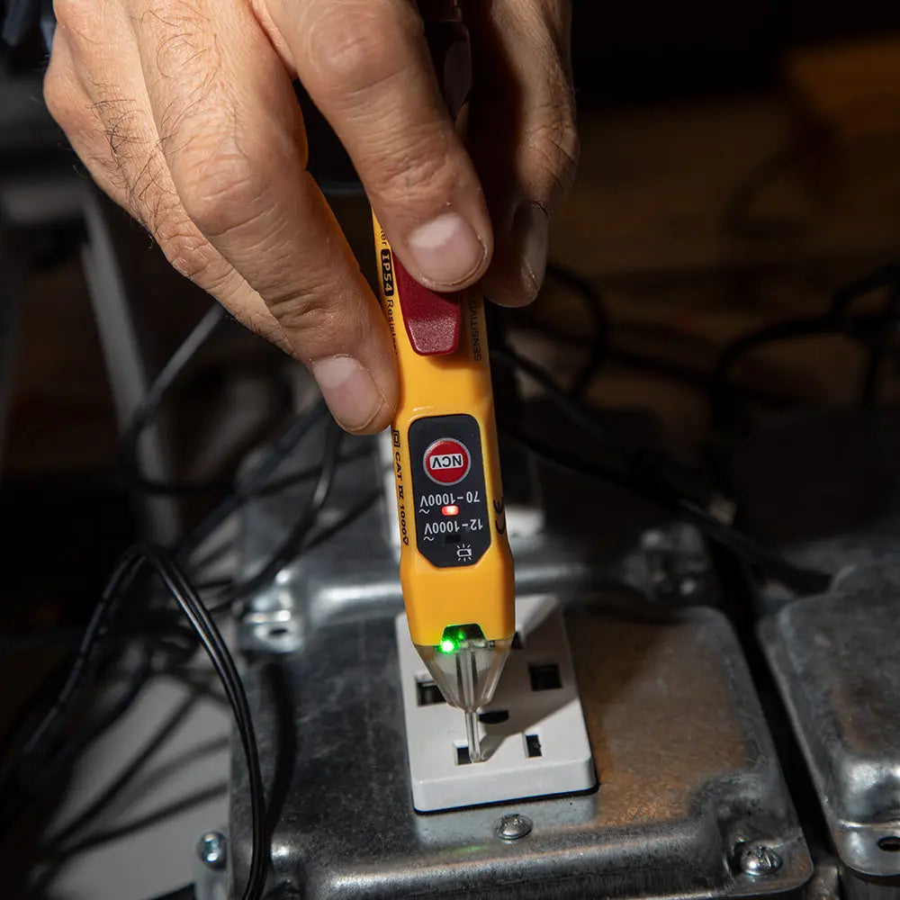 Klein Dual Range Non-Contact Voltage Tester 12 - 1000V AC Klein Tools