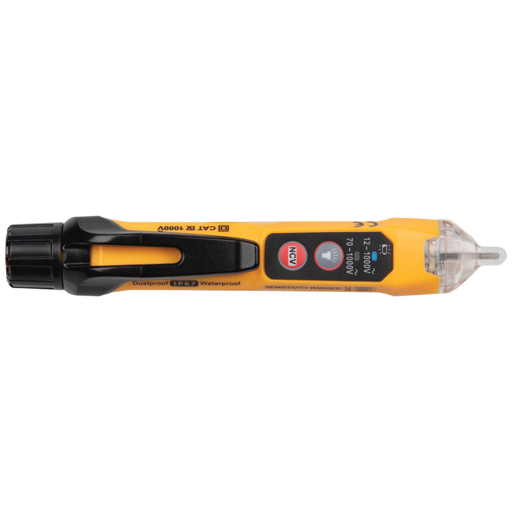Klein Dual Range Non-Contact Voltage Tester with Flashlight, 12 - 1000V AC