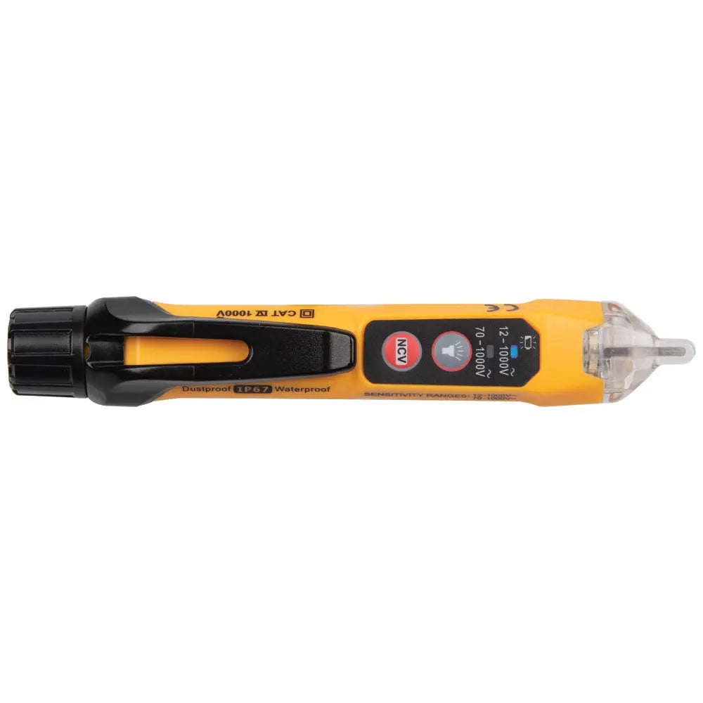 Klein Dual Range Non-Contact Voltage Tester with Flashlight, 12 - 1000V AC Klein Tools
