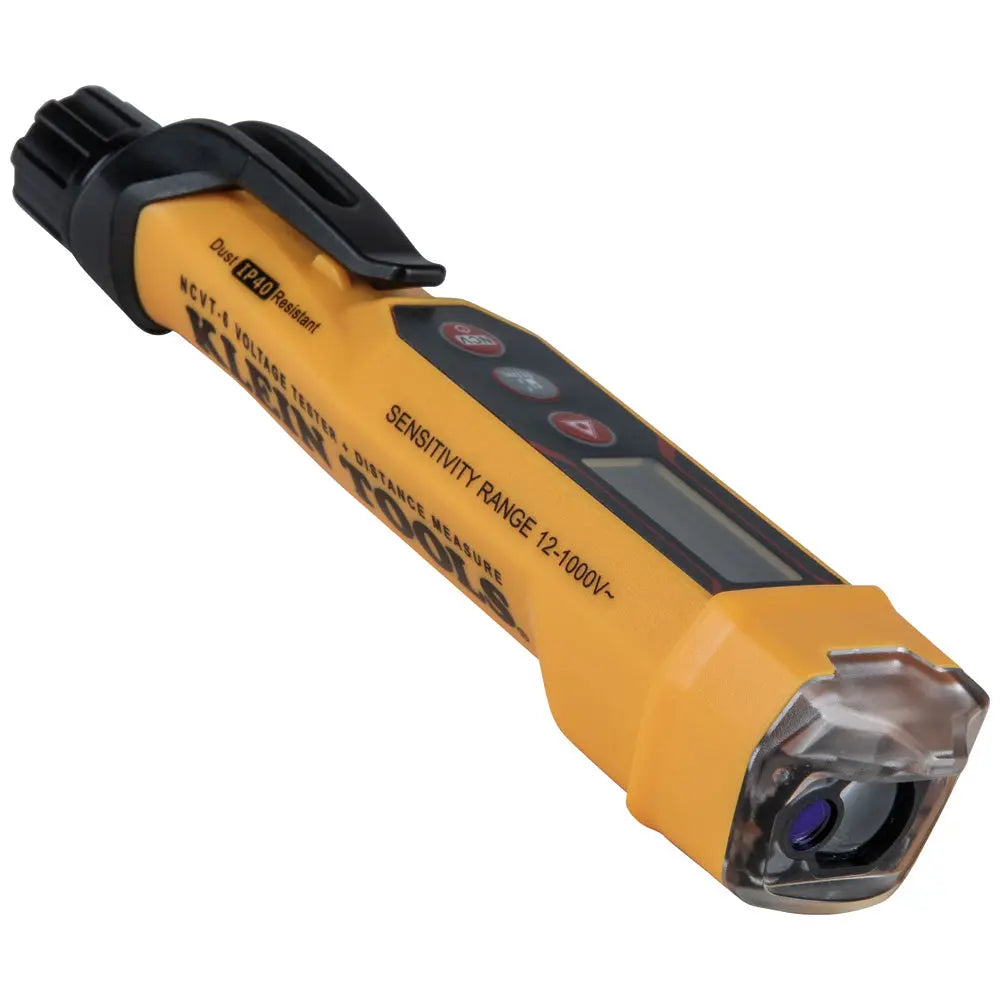 Klein Non-Contact Voltage Tester Pen, 12-1000V AC, with Laser Distance Meter Klein Tools