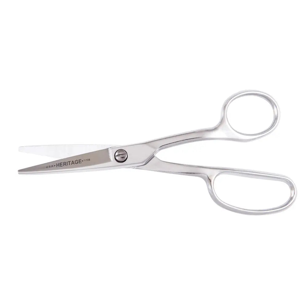 Klein Carpet Napping Shear, Curved Handle, Blunt, 8-Inch Klein Tools