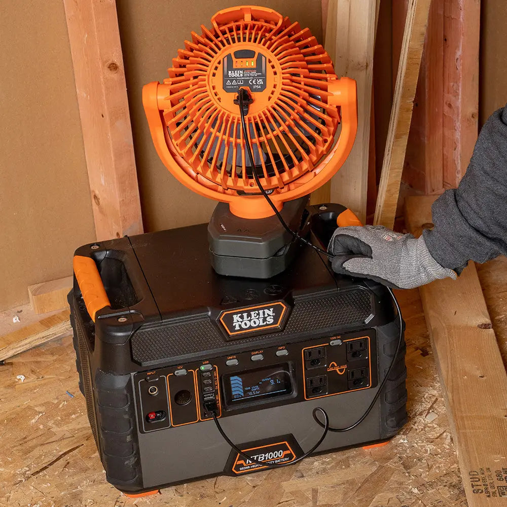 Klein Rechargeable Clamping Fan Klein Tools