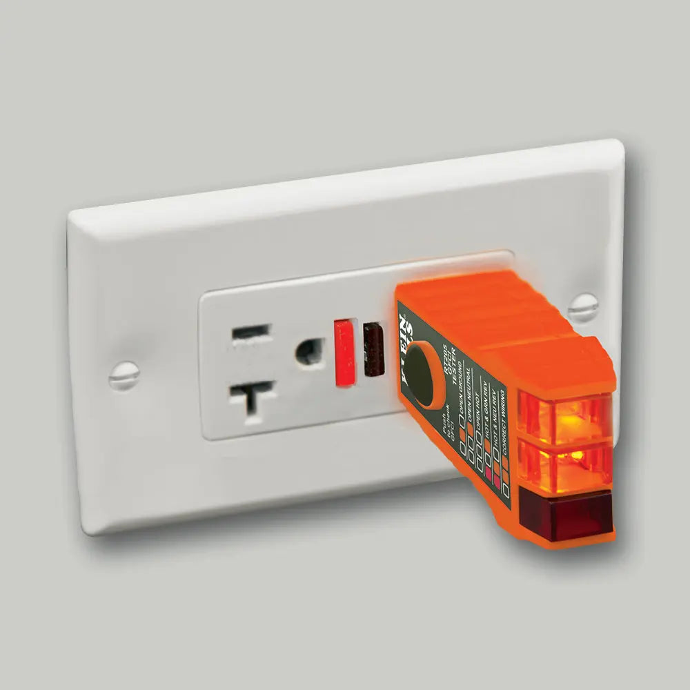 Klein Non-Contact Voltage and GFCI Receptacle Test Kit Klein Tools