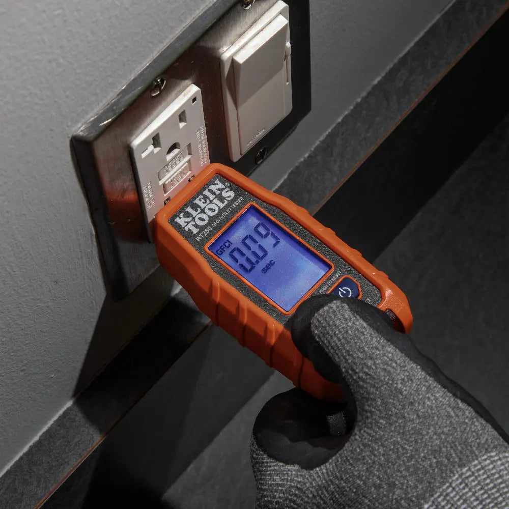 Klein Premium Dual-Range NCVT and GFCI Receptacle Tester Electrical Test Kit Klein Tools