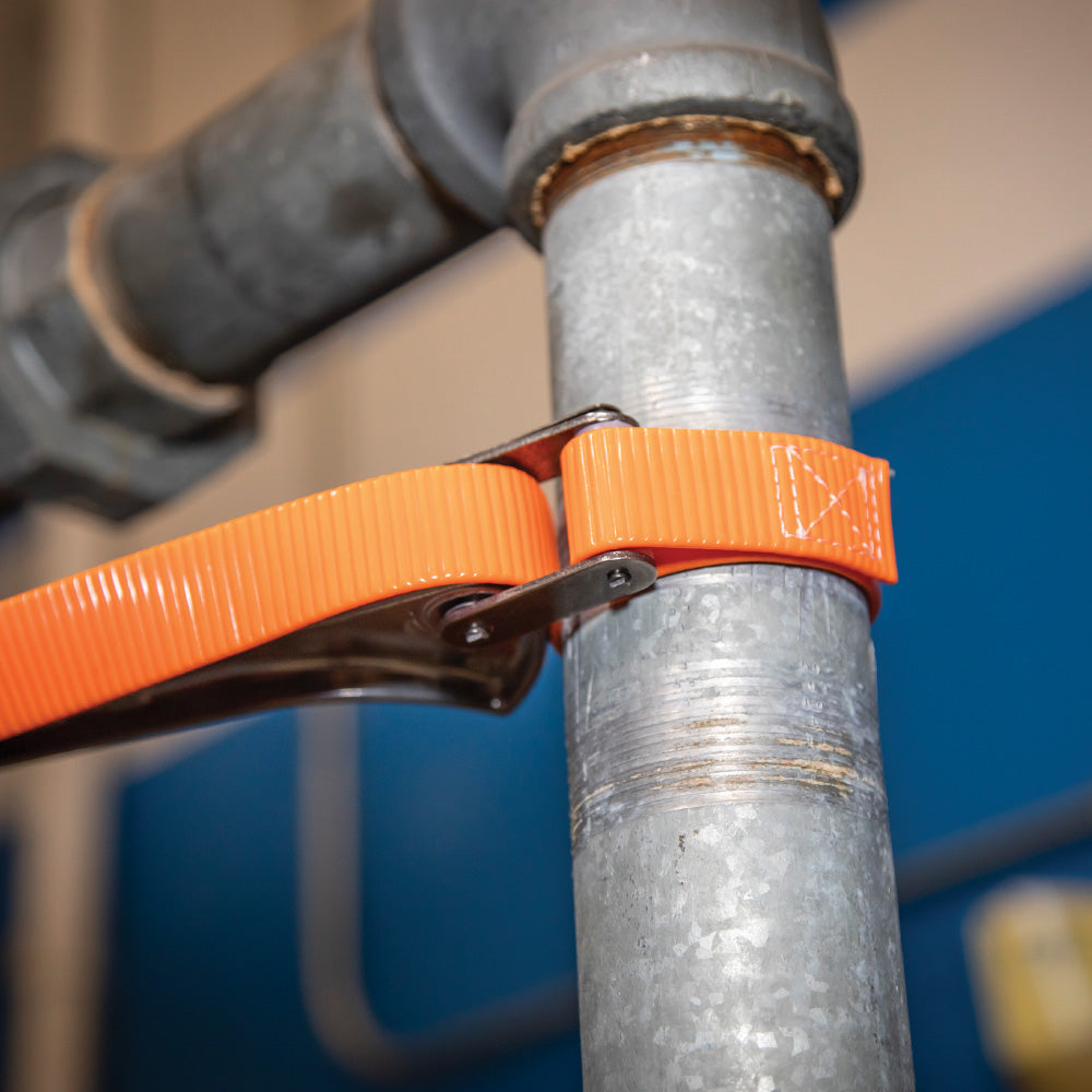 Klein Grip-It™ Strap Wrench, 1-1/2 to 5-Inch, 12-Inch Handle