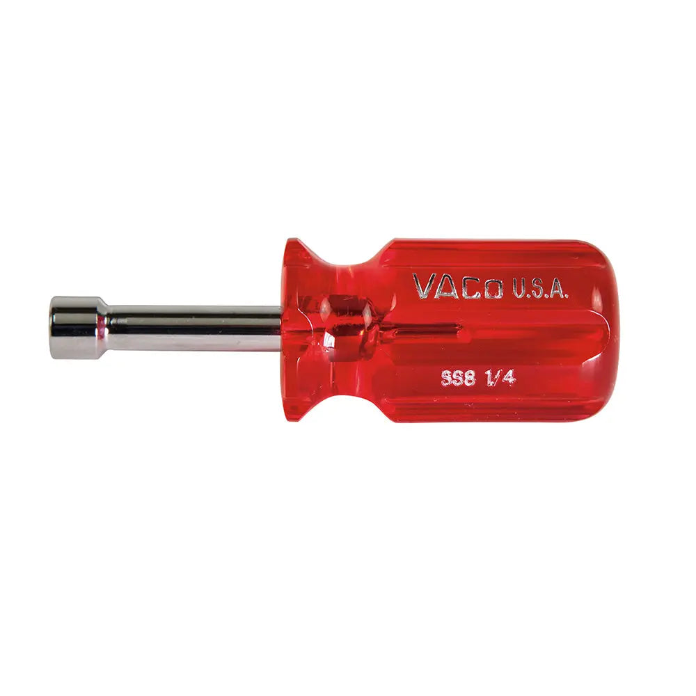 Klein 1/4-Inch Stubby Nut Driver 1-1/2-Inch Hollow Shaft Klein Tools