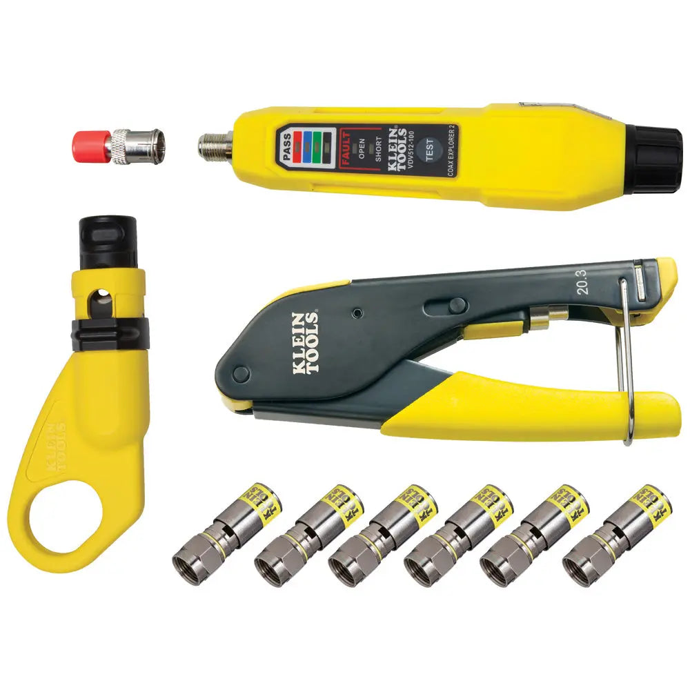 Klein Coax Cable Installation & Test Kit Klein Tools