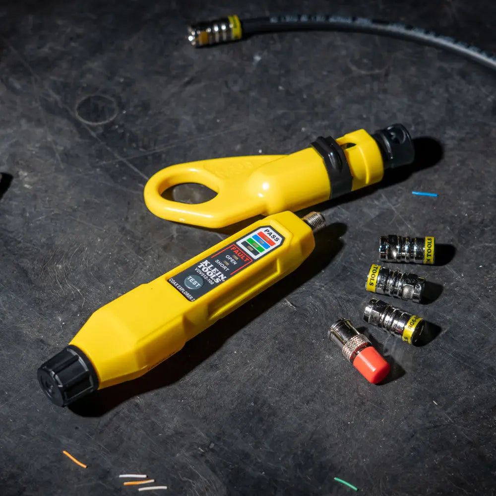 Klein Coax Push-On Connector Installation and Test Kit Klein Tools