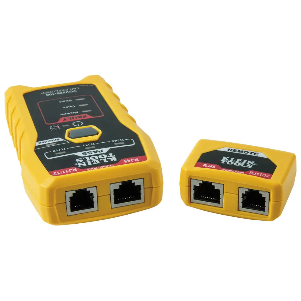 Klein Network Cable Tester, LAN Explorer® Data Cable Tester with Remote Klein Tools