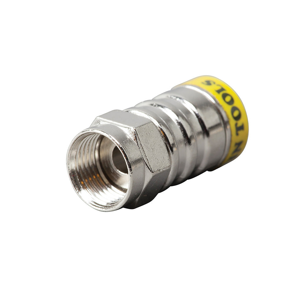 Klein Push-On F Connectors RG6/6Q 10-Pack
