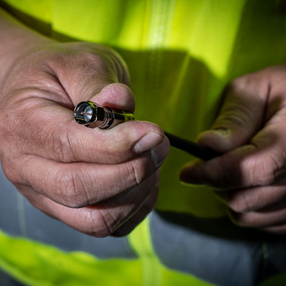 Klein Universal F Compression Connectors RG6/6Q 50-Pack