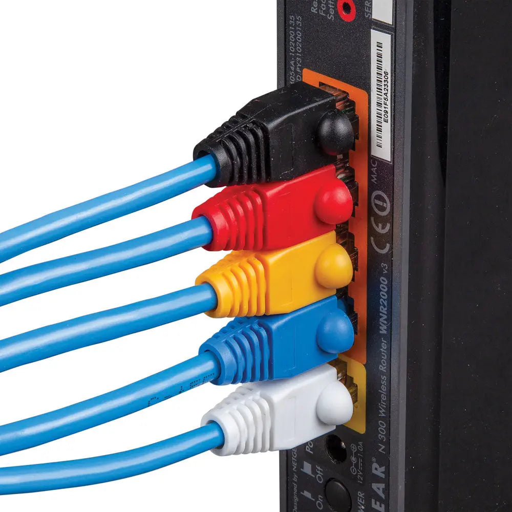 Klein Strain Relief Boots for RJ45 Data Plugs, CAT5e/CAT6 Cable, 100-Pack Klein Tools