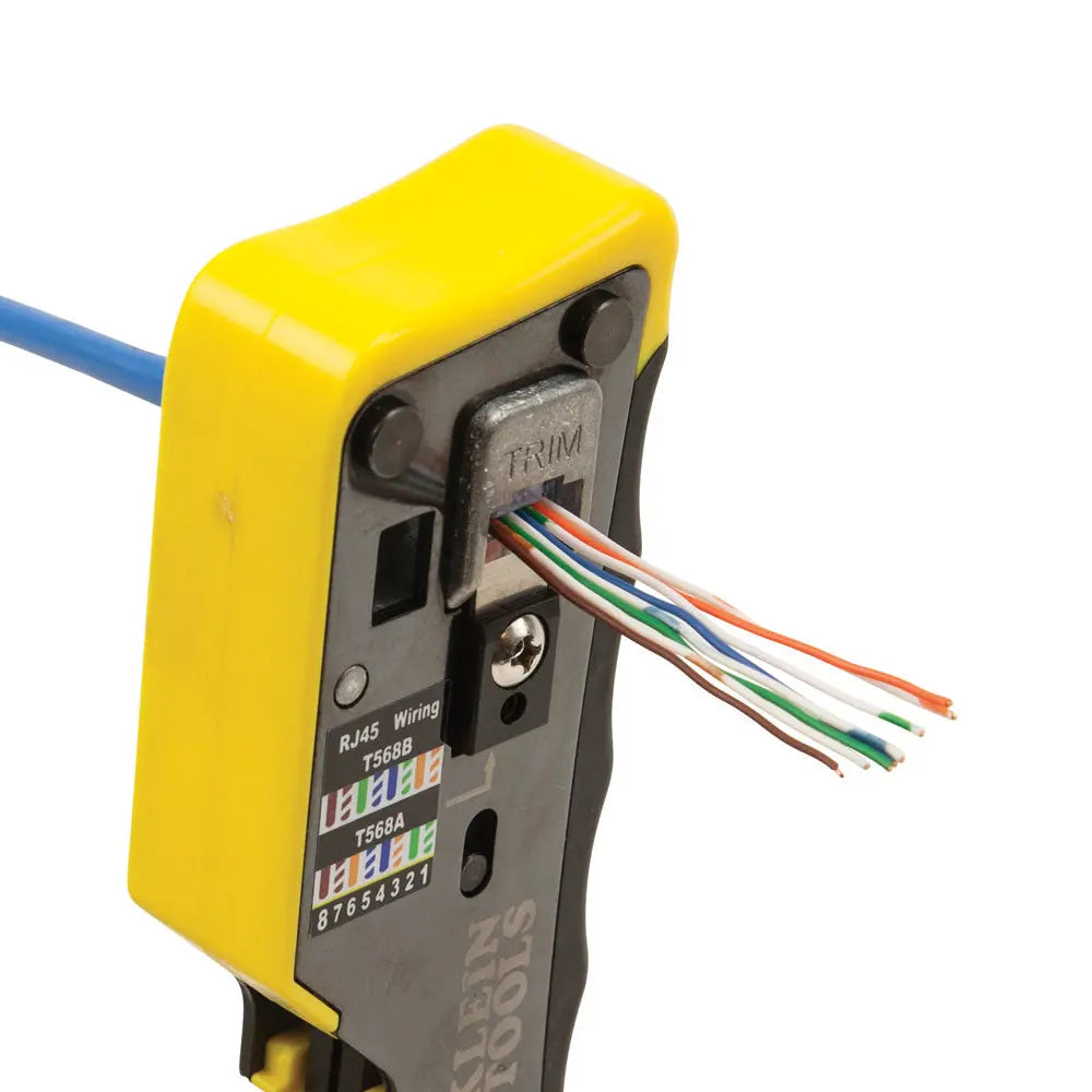 Klein Pass-Thru™ Modular Data Plugs, RJ45-CAT5e, 200-Pack Klein Tools