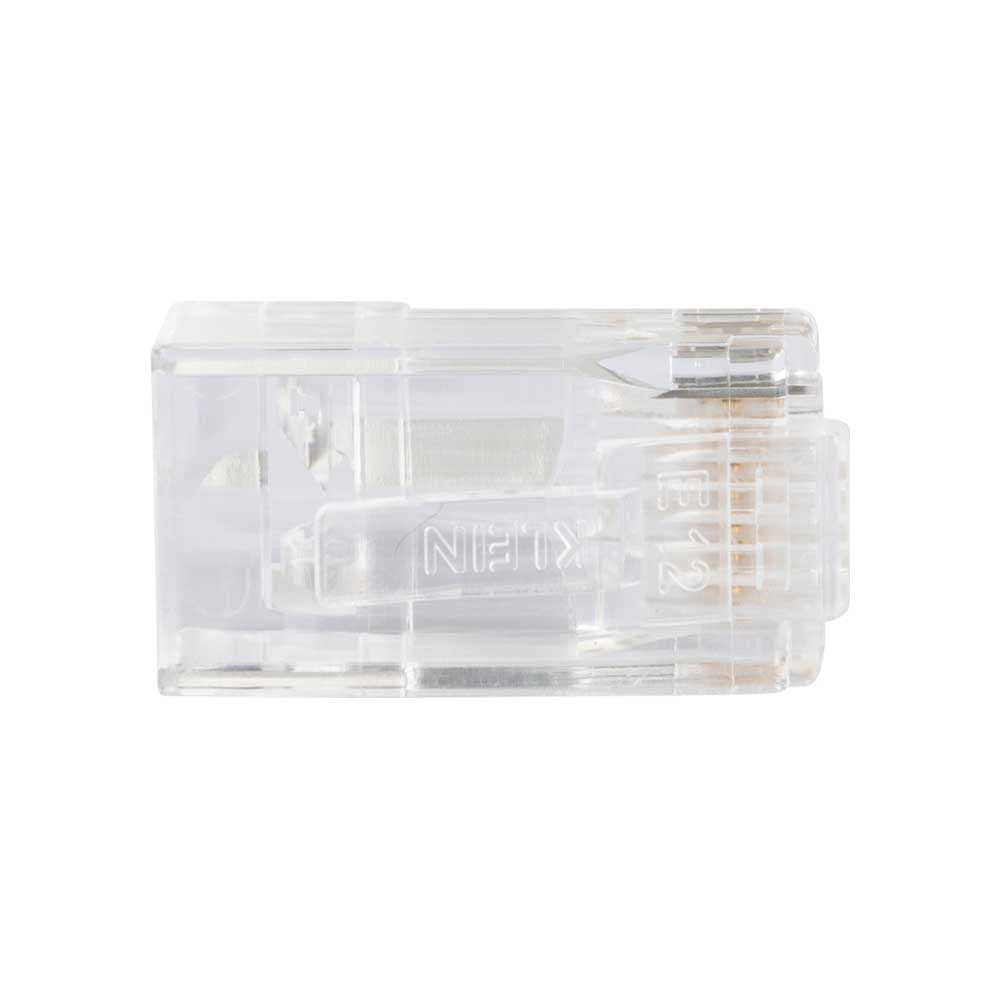Klein Pass-Thru™ Modular Data Plugs, RJ45-CAT6A, UTP 200-Pack