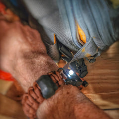 Urban Carry Strap - EDC Bracelet with Pry Bar, Firestarter, Kevlar Saw and Cuff Key or LED Flashlight. Superesse Straps LLC