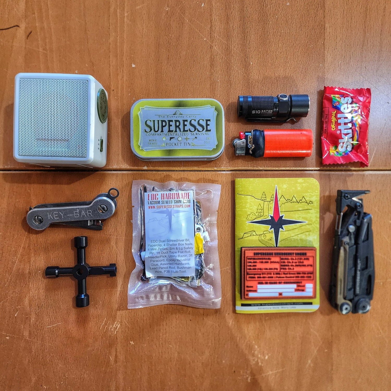 Superesse Field Memo Pad (Yellow) - Durable Pocket Notebook with Survival References Superesse Straps LLC