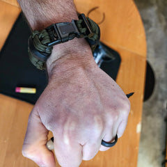 SERE Sidekick- Tactical Survival Paracord Bracelet to Evade, Resist & Escape. Superesse Straps LLC