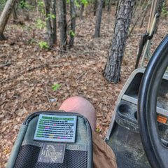 Storage Pocket Patch:  "Foraging Guide", a Plants and Edibles Quick Identification Reference Superesse Straps LLC