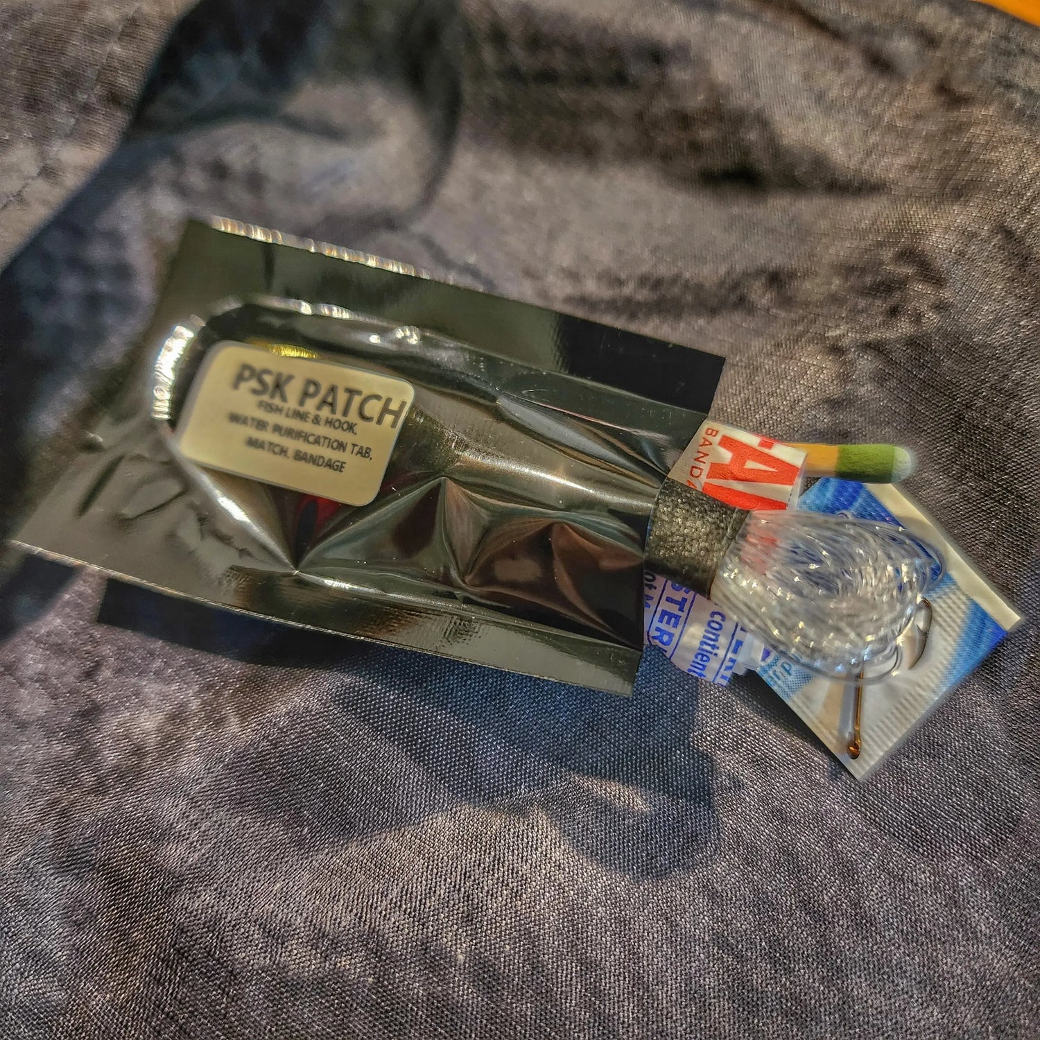 PSK Personal Survival Kit: essential supplies for last ditch survival or minor emergencies Superesse Straps LLC