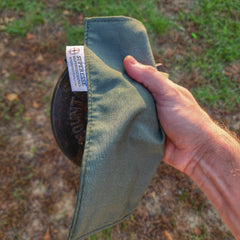 Camp Rag - Burn Proof Work Cloth built from Durable Kevlar Fabric w/ Lanyard Grommet. Superesse Straps LLC