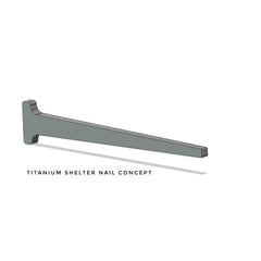 Shelter Nail - Titanium & Steel Wrought Hammering Spike for Trail and Utility Tasks Superesse Straps LLC