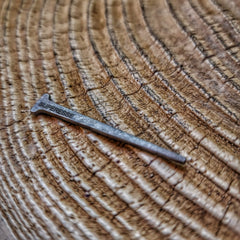 Shelter Nail - Titanium & Steel Wrought Hammering Spike for Trail and Utility Tasks Superesse Straps LLC