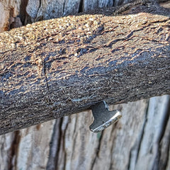 Shelter Nail - Titanium & Steel Wrought Hammering Spike for Trail and Utility Tasks Superesse Straps LLC