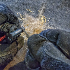 Shelter Nail - Titanium & Steel Wrought Hammering Spike for Trail and Utility Tasks Superesse Straps LLC