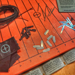 Escape Patch Kit - micro restraint defeat implements and detention evasion gear Superesse Straps LLC