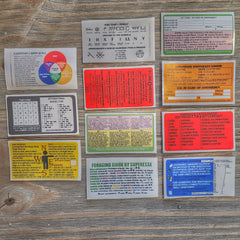 Survival Reference Decal Pack - Collection of 11 Stickers Superesse Straps LLC