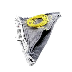 Saw Shemagh: Firestarter sewn button, built-in Kevlar Utility Saw, Fire Tinder border. Superesse Straps LLC