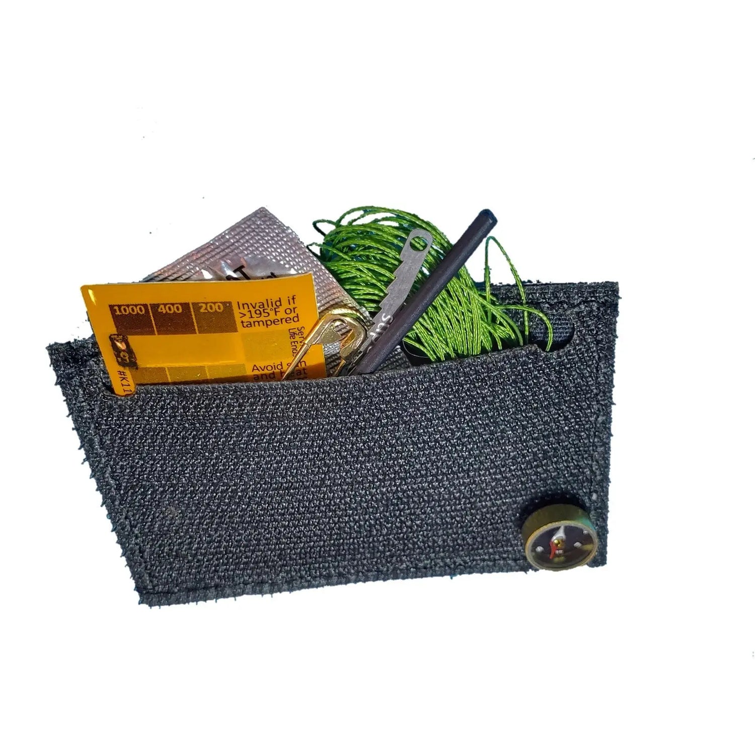 Subdued Storage Pocket Patch: A coverable two layer Velcro patch with hook and loop sides. Superesse Straps LLC