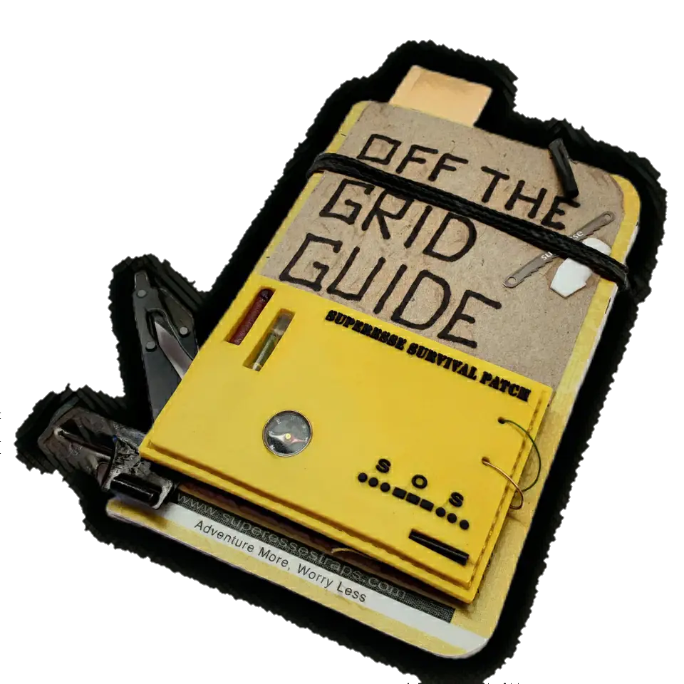 Superesse Survival Patch: Compartmentalized Micro EDC and Survival Kit Superesse Straps LLC