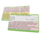 ICERS Quick Reference Decals - A supplement to the In Case of Emergency Response System Superesse Straps LLC