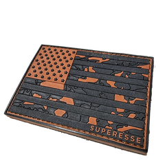 Storage Pocket Patch: Flagged Camo Superesse Straps LLC