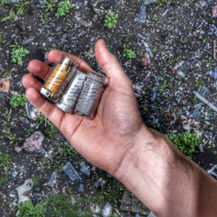 Drop Shell - Polymer Capsule filled with Survival, Escape, and First-Aid Supplies. Superesse Straps LLC