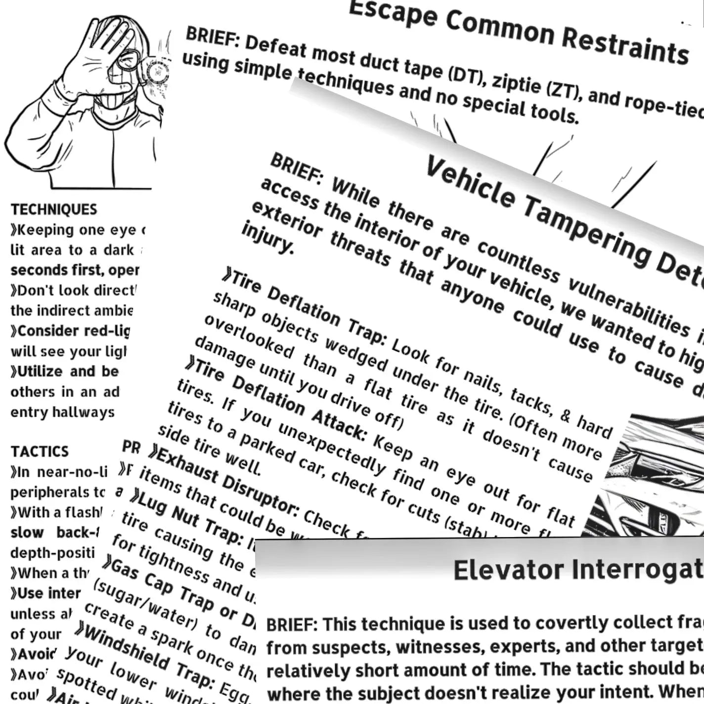Hip Pocket Brief Volume 2 - Tactics, Techniques, and Procedures for the Everyday Civilian Superesse Straps LLC