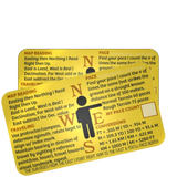 Land Nav Decal - Map Reading, Conversions, Pace Count, & Travel Tips Superesse Straps LLC