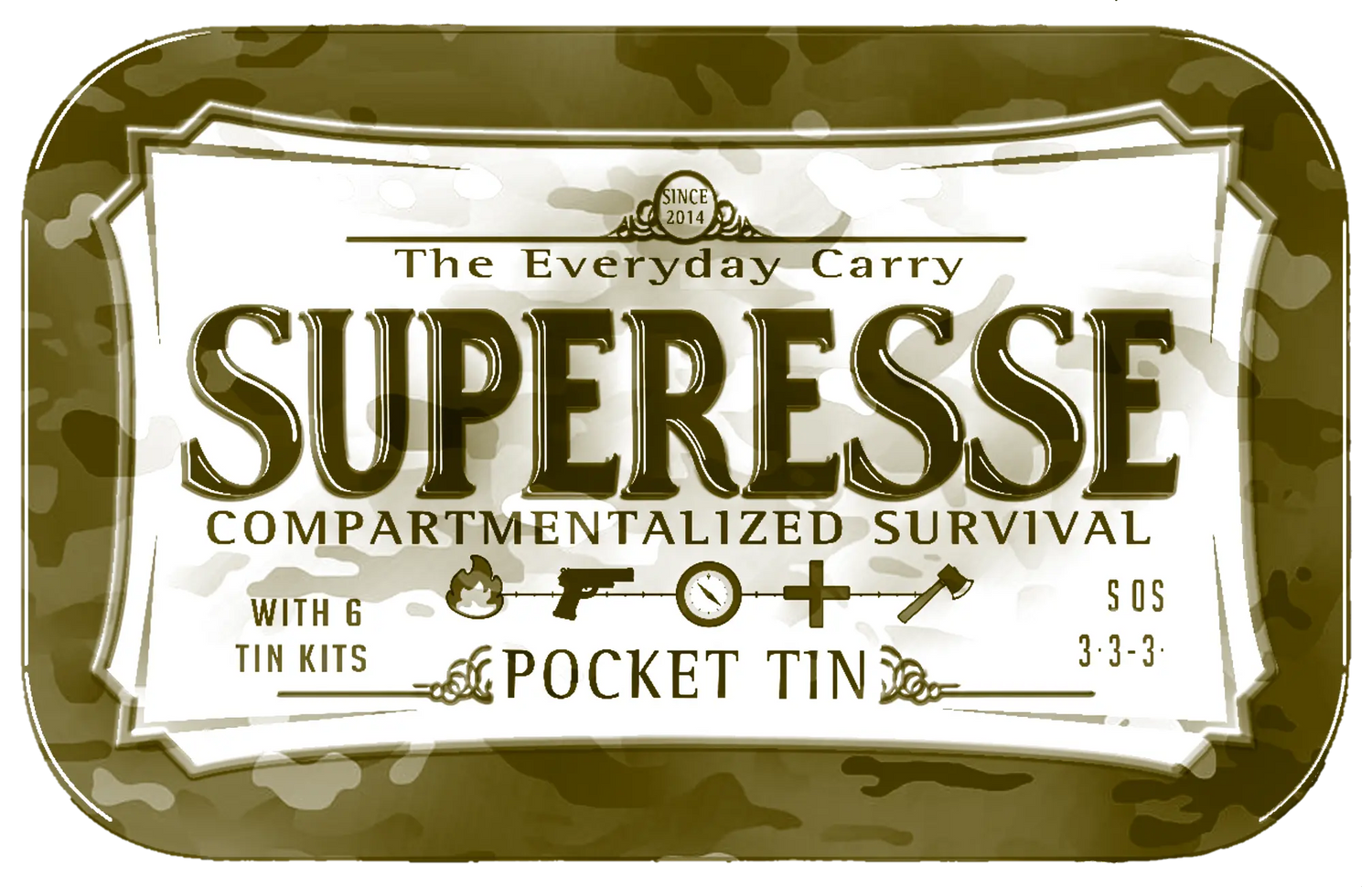EDC Pocket Tin: Superesse Straps LLC